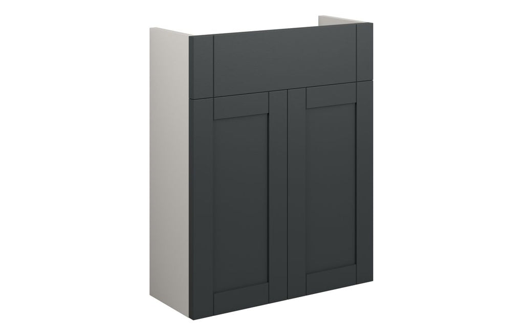 HOTT111037 - Traditions 500mm Slim Basin Unit - Matt Graphite Grey (Grey Cab) image