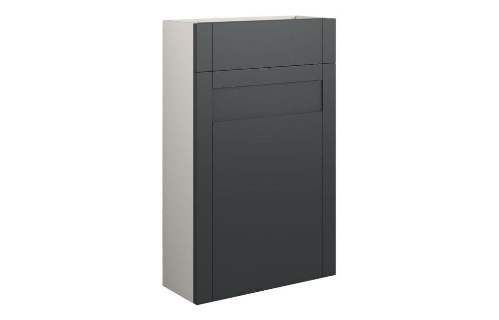 HOTT111049 - Traditions 500mm Slim WC Unit - Matt Graphite Grey (Grey Cab) image