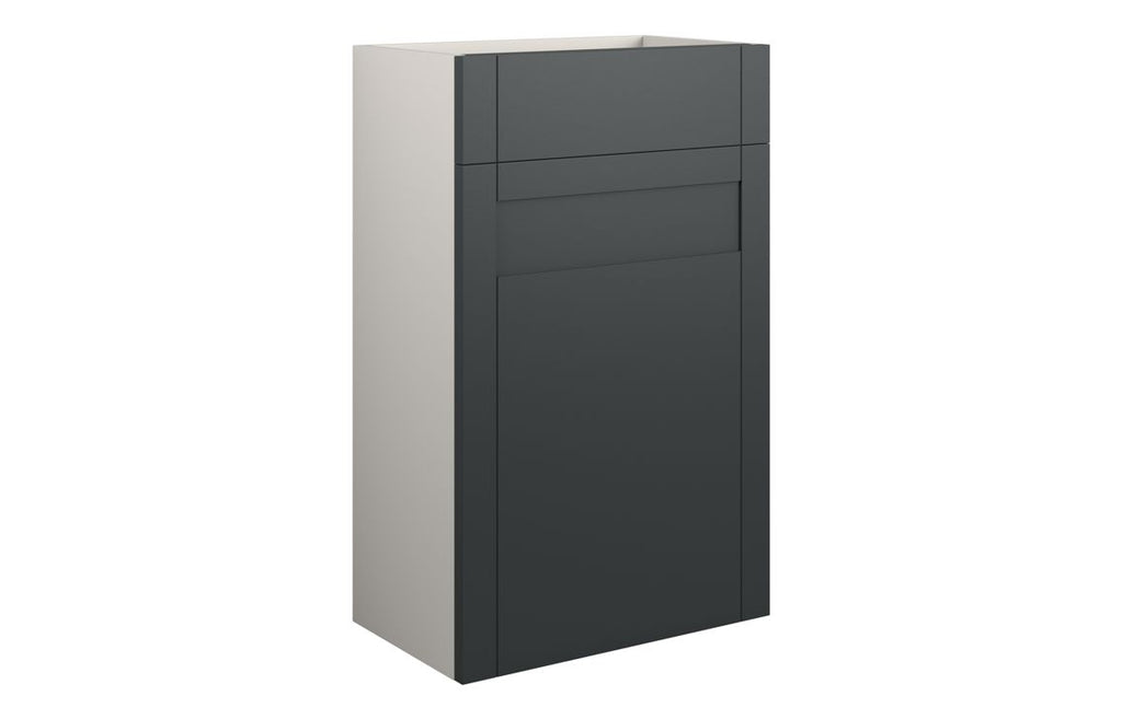 HOTT111052 - Traditions 500mm Standard WC Unit - Matt Graphite Grey (Grey Cab) image