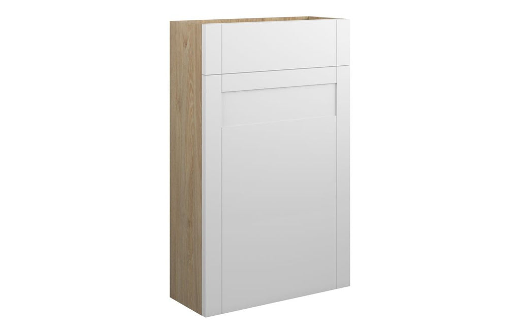 HOTT110979 - Traditions 500mm Slim WC Unit - Matt White (Oak Cab) image