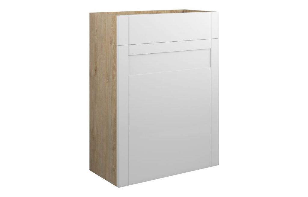 HOTT110988 - Traditions 600mm Standard WC Unit - Matt White (Oak Cab) image