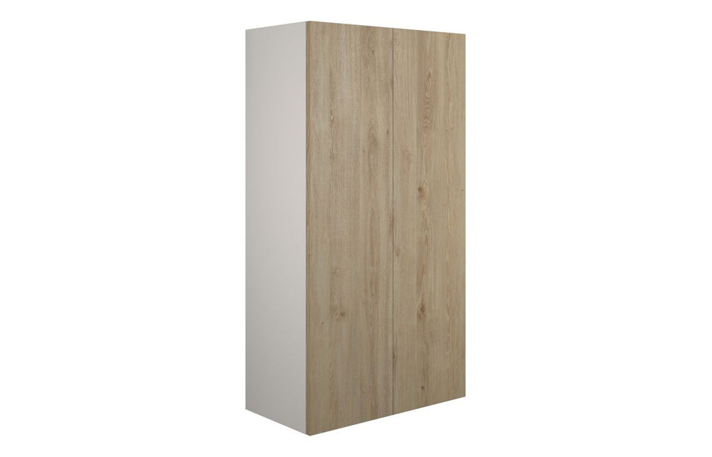 HOTT110638 - Elation 600mm Standard 2 Door Storage Unit - Havana Oak (Grey Cab) image