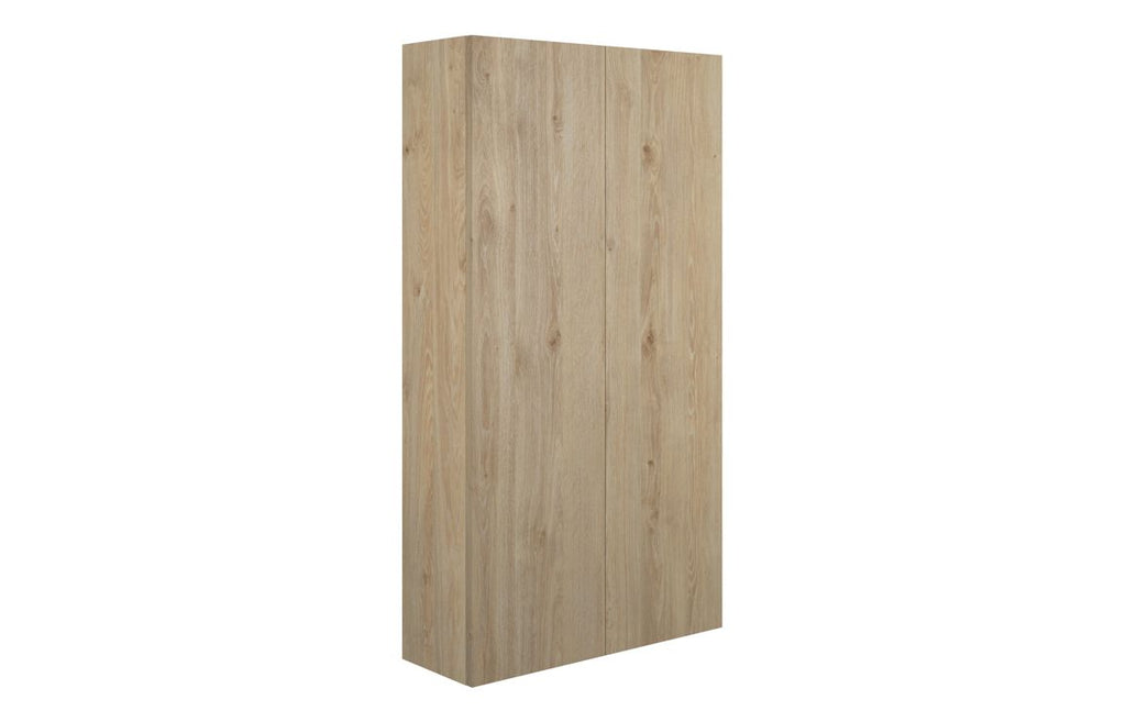 HOTT110642 - Elation 600mm Slim 2 Door Storage Unit - Havana Oak (Oak Cab) image