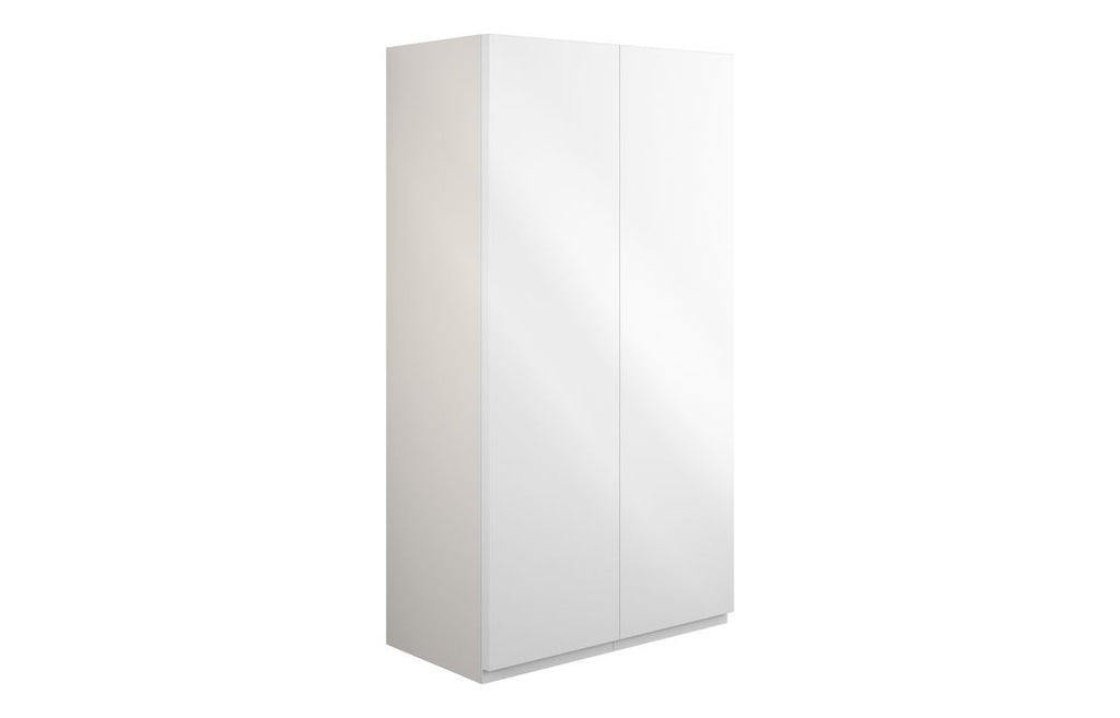 HOTT109999 - J Pull 600mm Standard 2 Door Storage Unit - White Gloss (Grey Cab) image