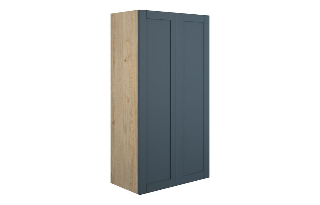 HOTT111278 - Traditions 600mm Standard 2 Door Storage Unit - Matt Arley Blue (Oak Cab) image