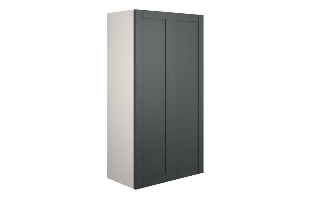 HOTT111064 - Traditions 600mm Standard 2 Door Storage Unit - Matt Graphite Grey (Grey Cab) image