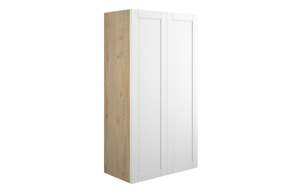 HOTT110994 - Traditions 600mm Standard 2 Door Storage Unit - Matt White (Oak Cab) image