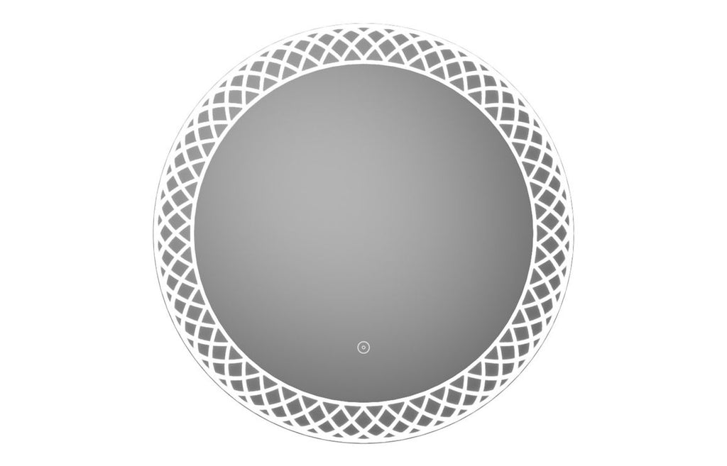 HOTT116295 - Capio 600x600mm Round LED Mirror image