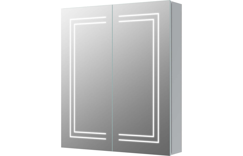 HOTT106300 - Souldad 600mm 2 Door Front-Lit LED Mirror Cabinet image