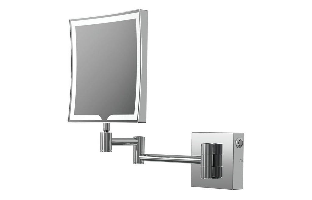 HOTT107590 - Breta Square LED Cosmetic Mirror - Chrome image