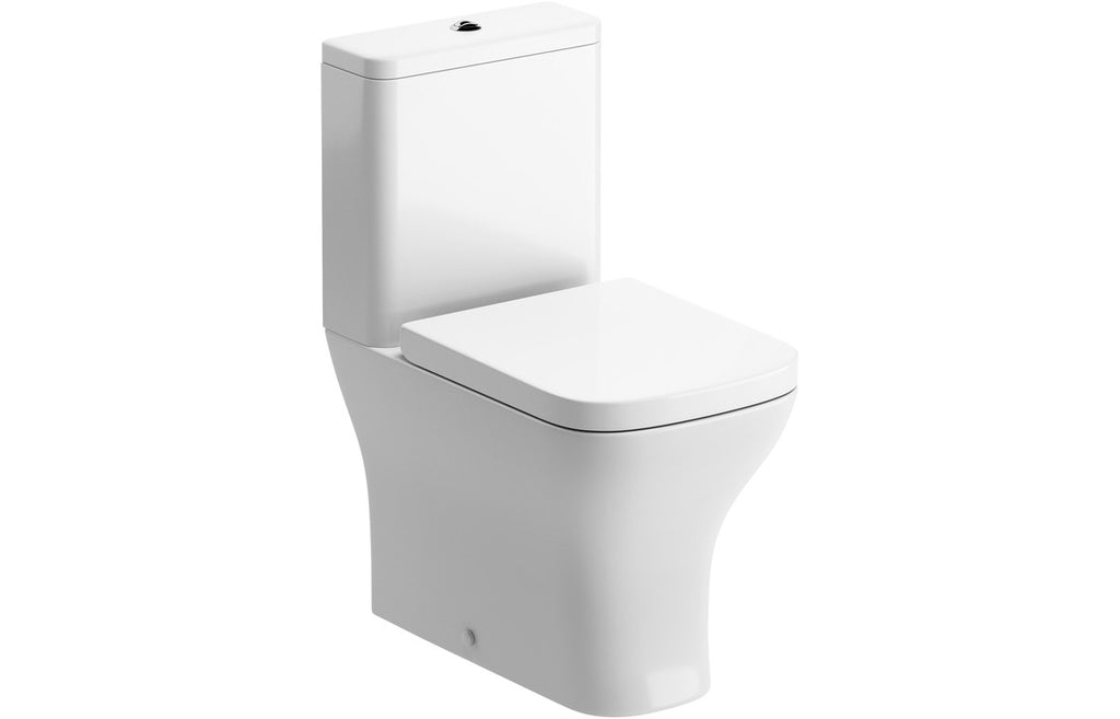 HOTT101519 - Tahoe Short Projection Close Coupled Fully Shrouded WC & Wrapover Soft Close Seat image