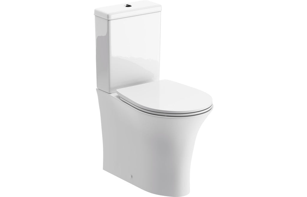 HOTT104938 - Rande Rimless Close Coupled Fully Shrouded WC & Soft Close Seat image