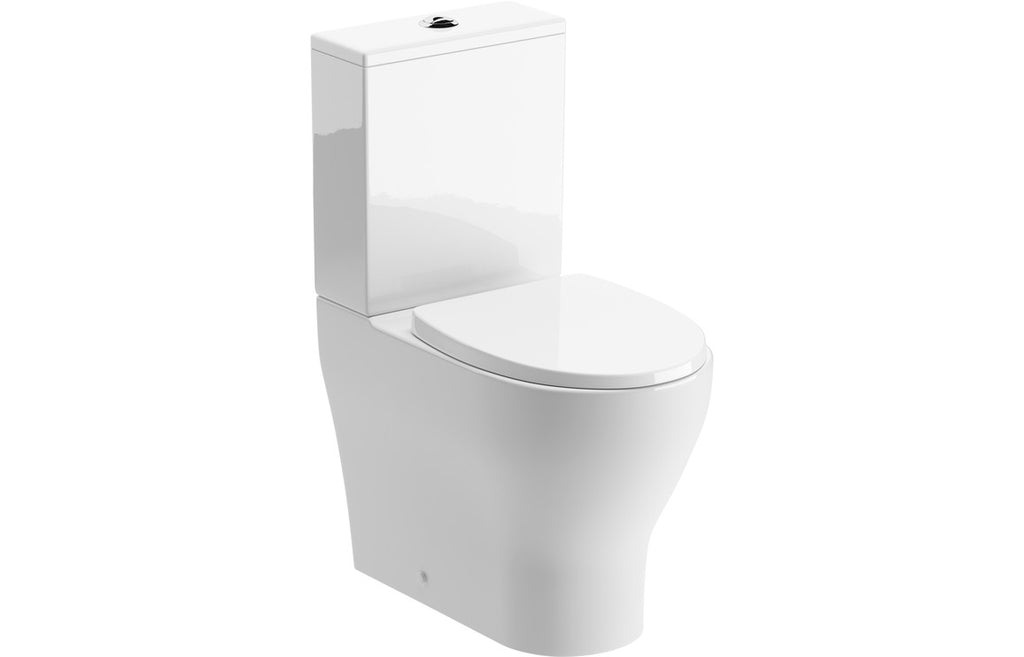 HOTT106140 - Illy Rimless Short Projection Close Coupled Fully Shrouded WC & Soft Close Seat image