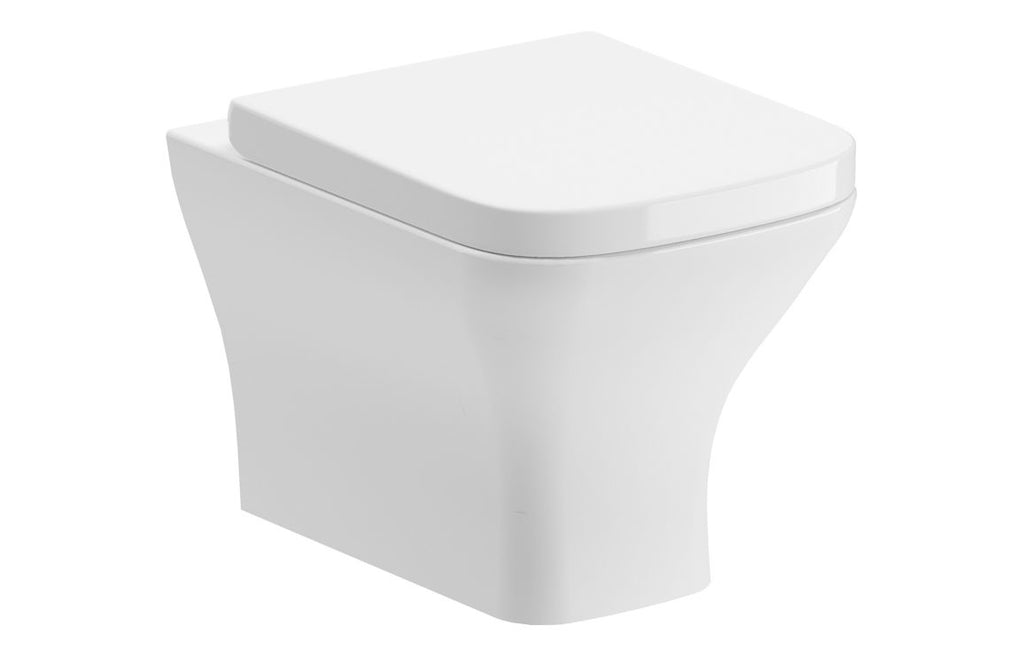 HOTT108882 - Tahoe Rimless Comfort Height Back To Wall WC & Wrapover Soft Close Seat image