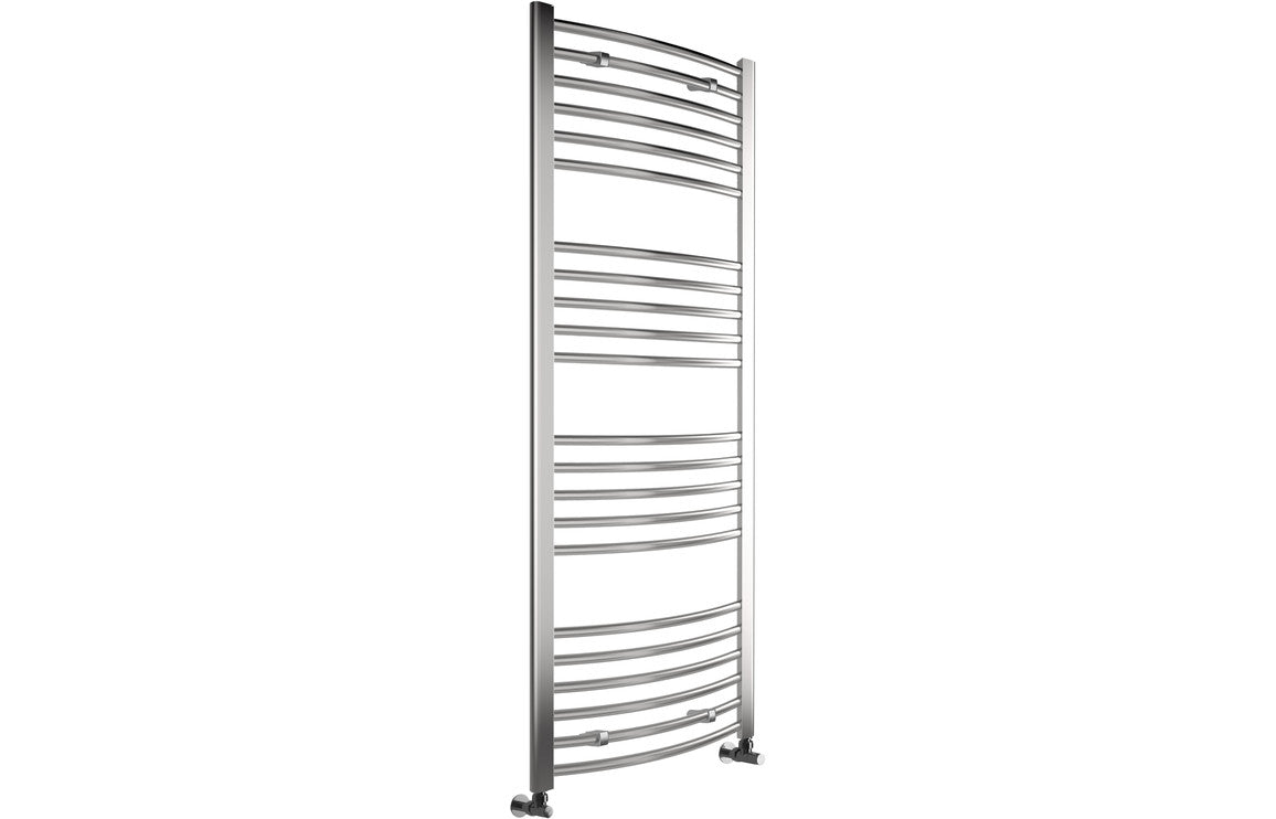 HOTT102979 - Farro Curved 30mm Ladder Radiator (600x1600x30mm) - Chrome