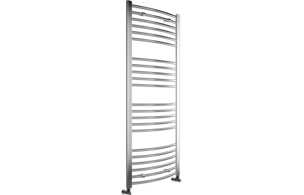 HOTT102979 - Farro Curved 30mm Ladder Radiator (600x1600x30mm) - Chrome image