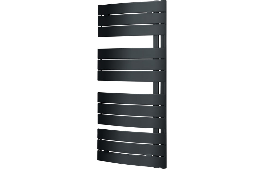 HOTT102999 - Gordes Curved Panel Ladder Radiator (550x1080x49mm) - Anthracite image