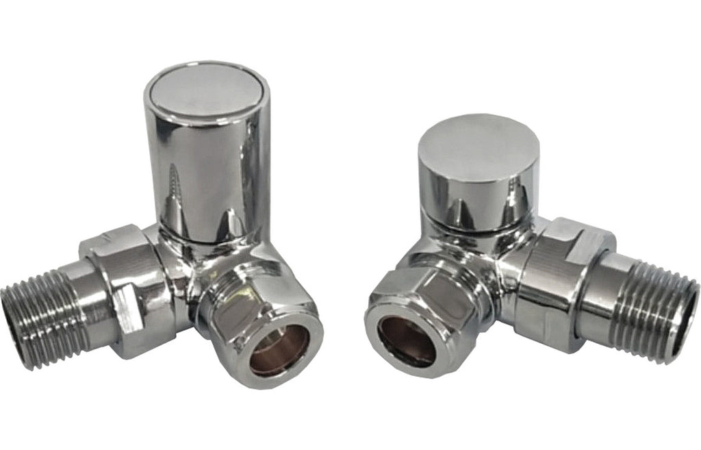 HOTT103016 - Patterned Chrome Radiator Valves - Corner image