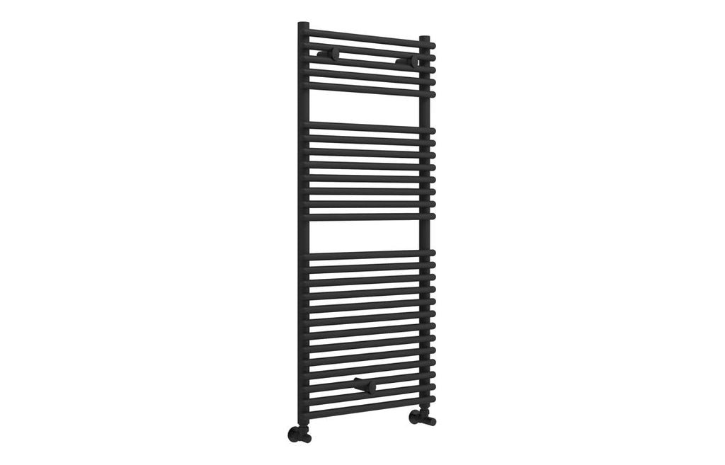HOTT108543 - Florence Round Ladder Radiator (500x1190mm) - Black image