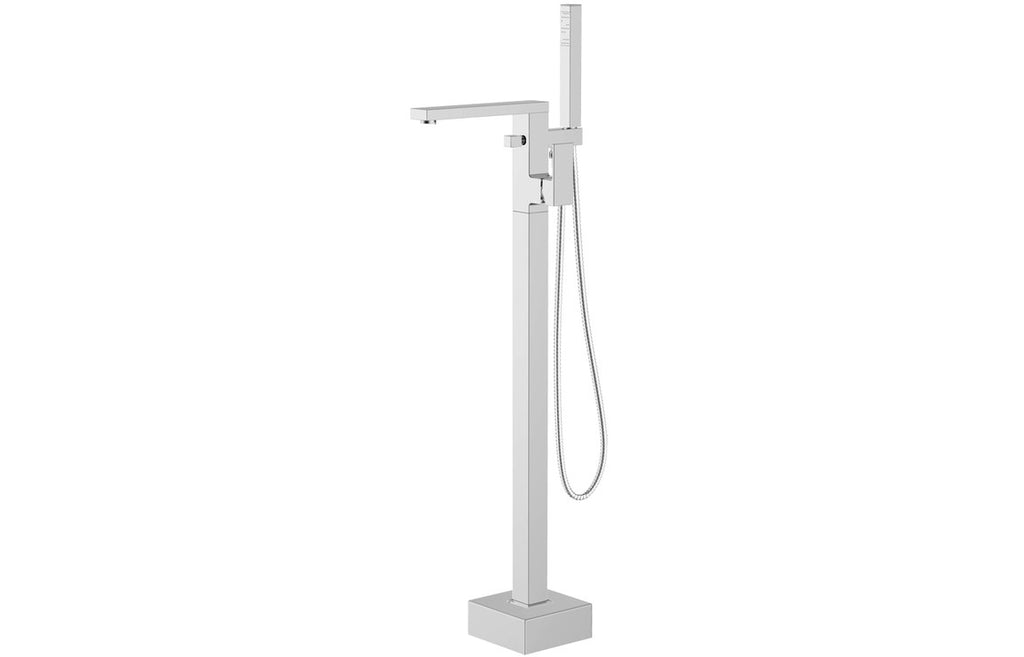 HOTT105736 - Petra Floor Standing Bath/Shower Mixer - Chrome image