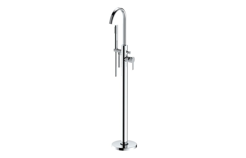 HOTT108094 - Revel Floor Standing Bath/Shower Mixer - Chrome image
