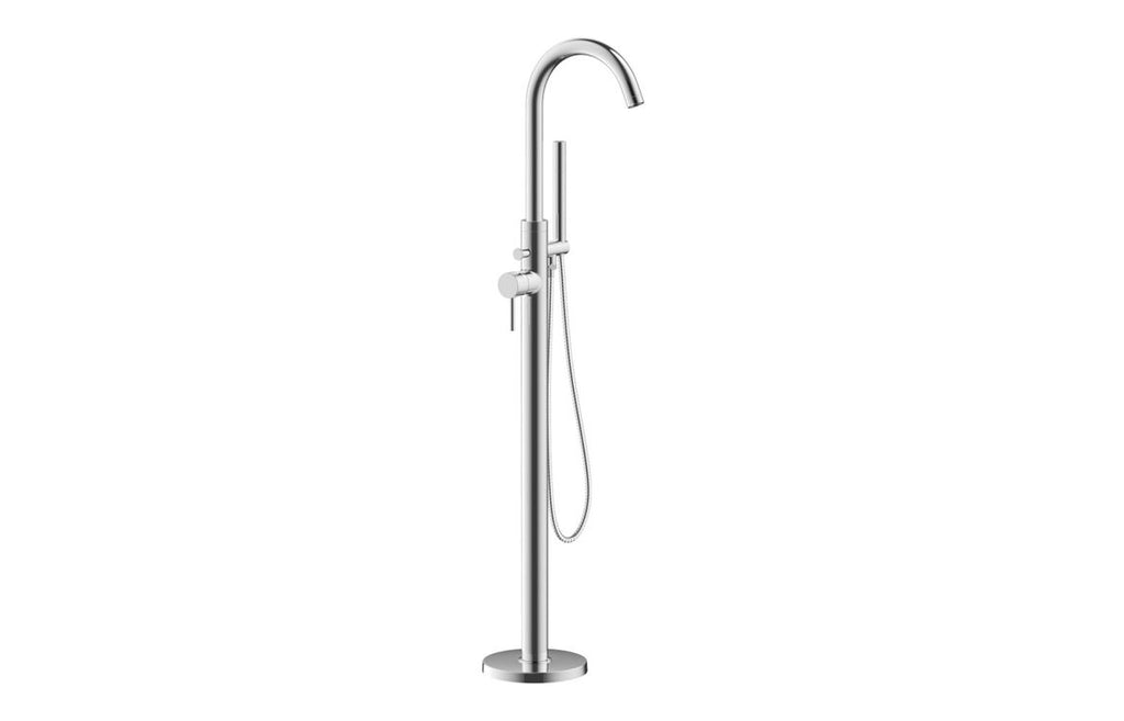 HOTT108985 - Clasique Floor Standing Bath/Shower Mixer - Chrome image