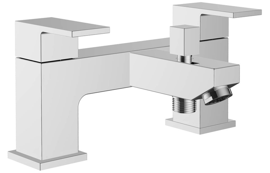 HOTT105775 - Caen Bath/Shower Mixer & Bracket - Chrome image
