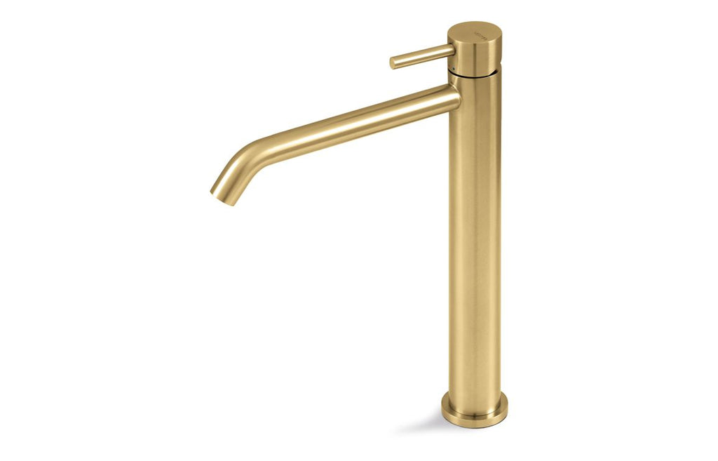 DITS1400 - Vema Tiber Tall Basin Mixer - Brushed Brass image