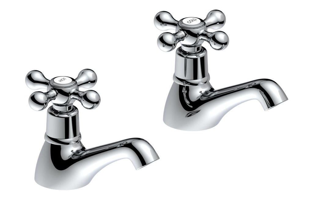 HOTT105751 - Drayton Basin Pillar Taps - Chrome image