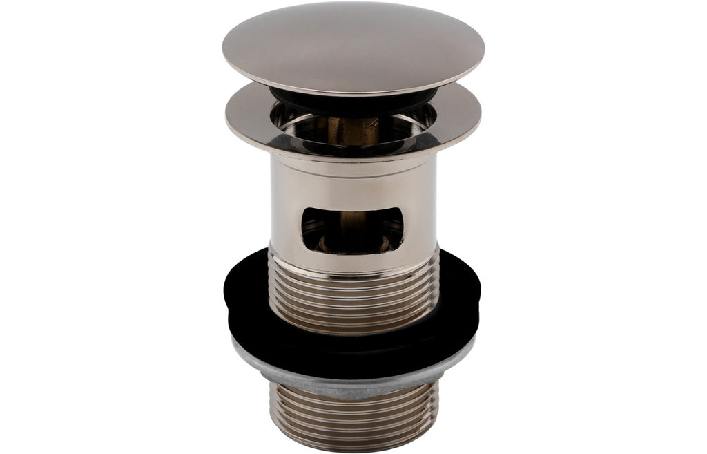 DITW0114 - Vema Slotted Push Button Waste - Stainless Steel image