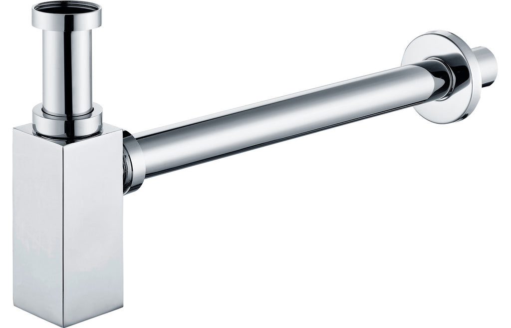 HOTT105681 - Modern Square Bottle Trap - Chrome image