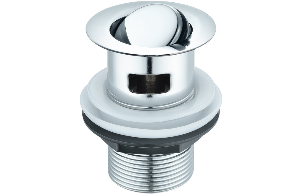 HOTT105720 - Slotted Flip Plug Basin Waste - Chrome image