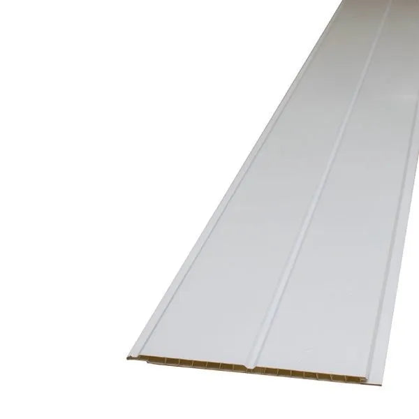 HOC1331 - Gloss white / Chrome V - Ceiling Cladding - 2.7m image