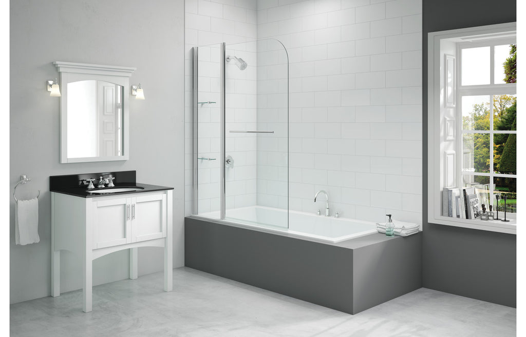 DIBS0068 - Merlyn 1150x1500mm 2-Panel Curved Bath Screen (6mm) image