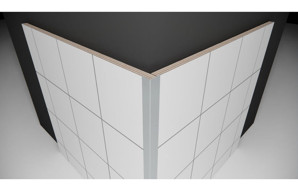 DIWW0444 - Fibo Aluminium Small L-Shaped Profile 2.4m image