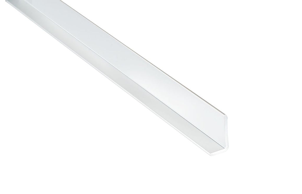 DIWW0452 - Fibo White PVC Large L-Shaped Profile 2.4m image