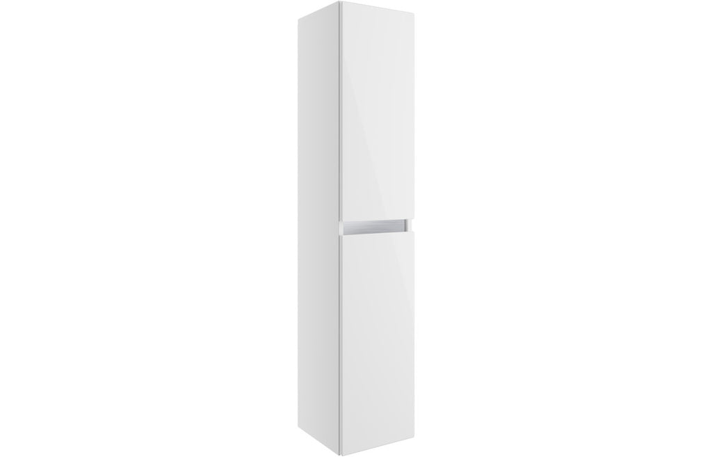 HOTT2127 - Modenia 300mm 2 Door Wall Hung Tall Unit - White Gloss image