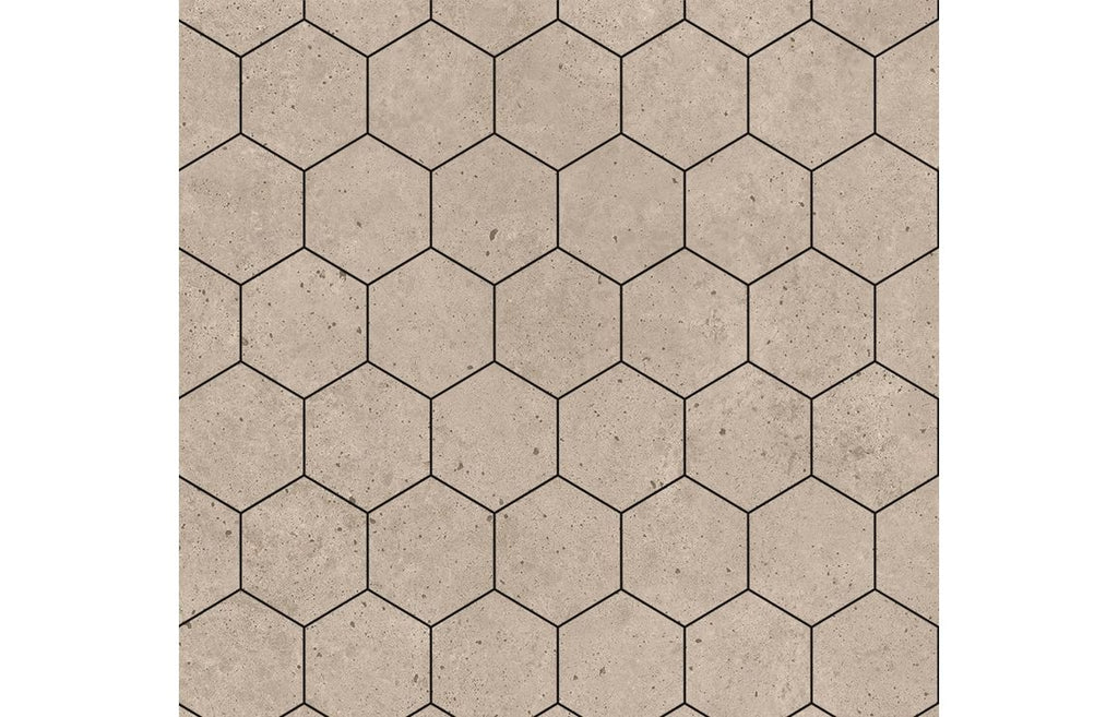 DIWW0356 - Fibo Urban - Rough Cement (Hexagonal) - Pk/2 image