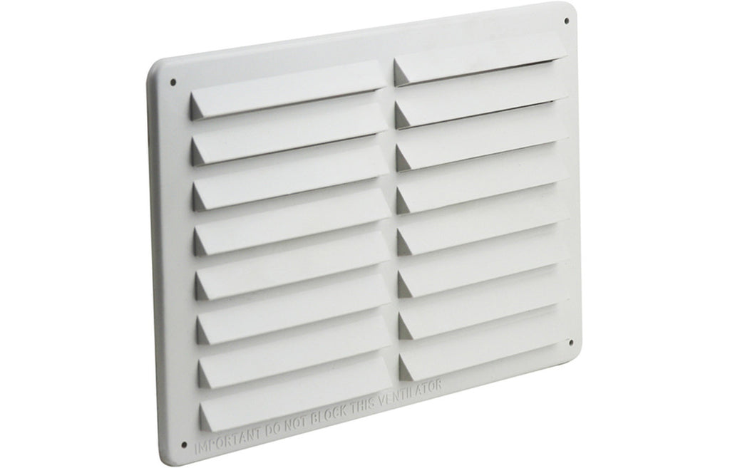 LMN019 - Manrose 229 x 152mm Fixed Louvre Vent - White image