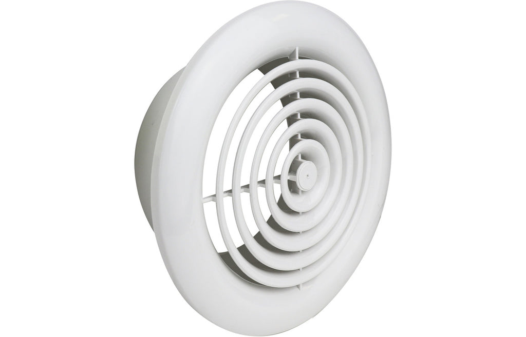 LMN021 - Manrose 100mm Internal Circular Grille - White image