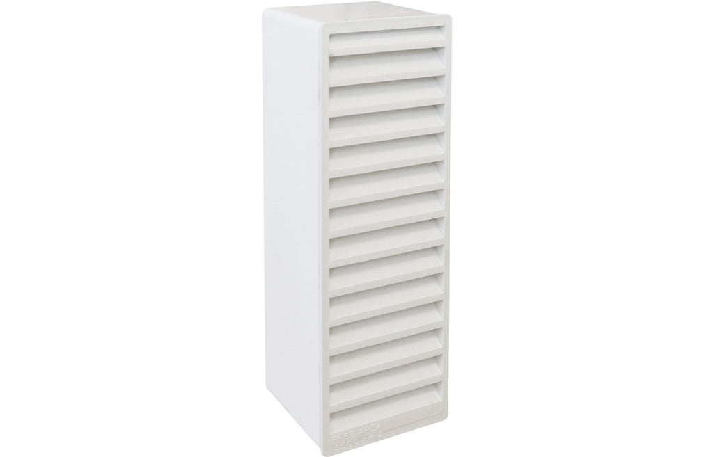LMN081 - Manrose 204 x 60mm Slimline Airbrick Vertical Louvre - White image