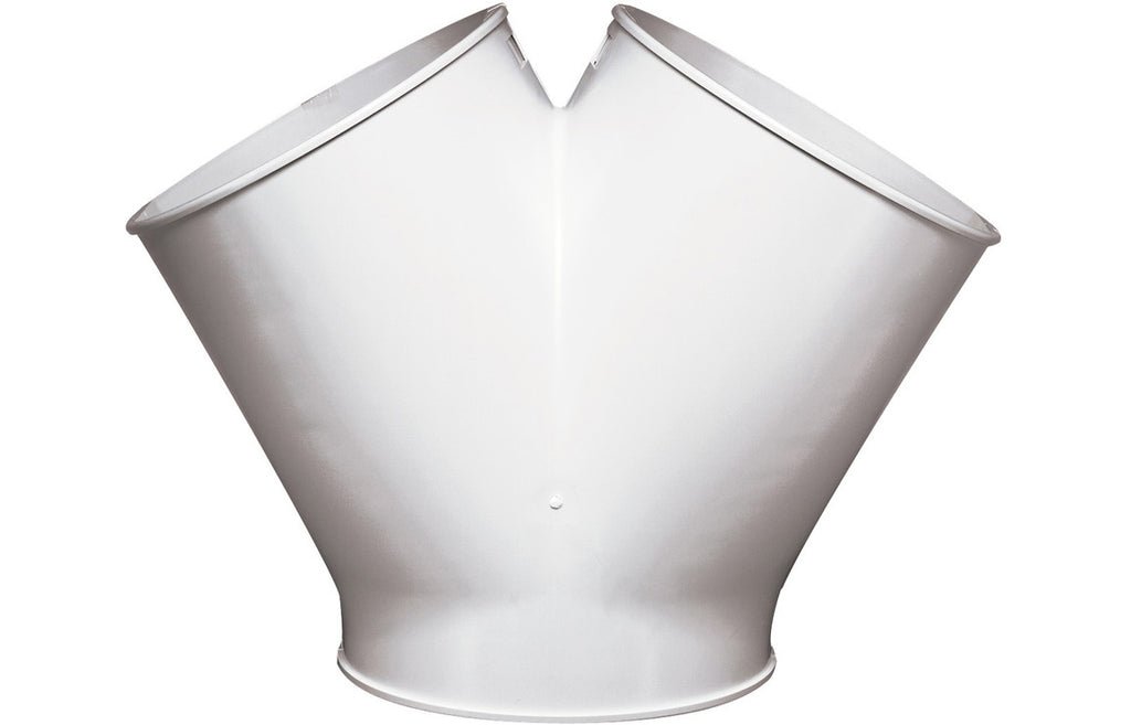LMN111 - Manrose 100mm Round Y-Piece Connector - White image