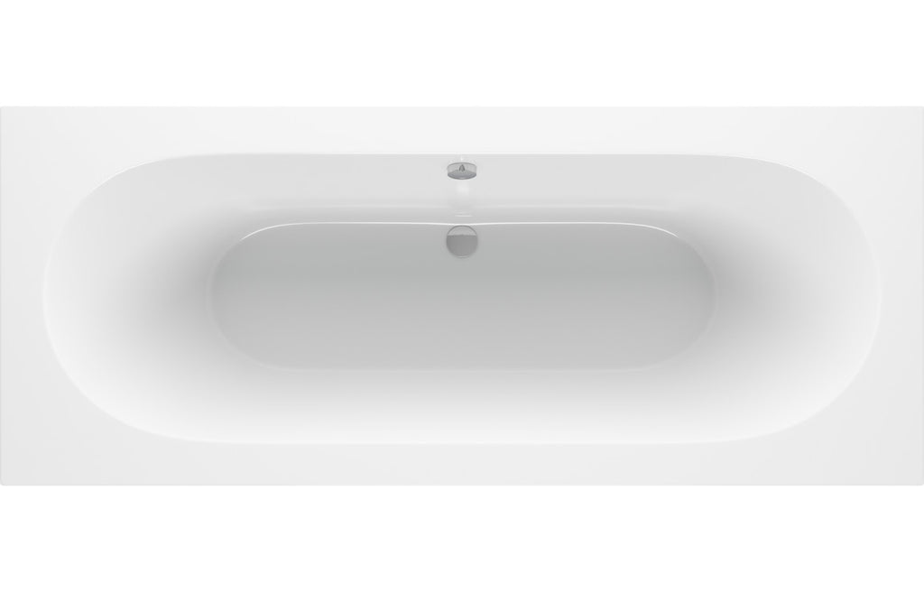 HOTT105648 - Sesley Round Double End SUPERCAST 1700x750x550mm 0TH Bath w/Legs image