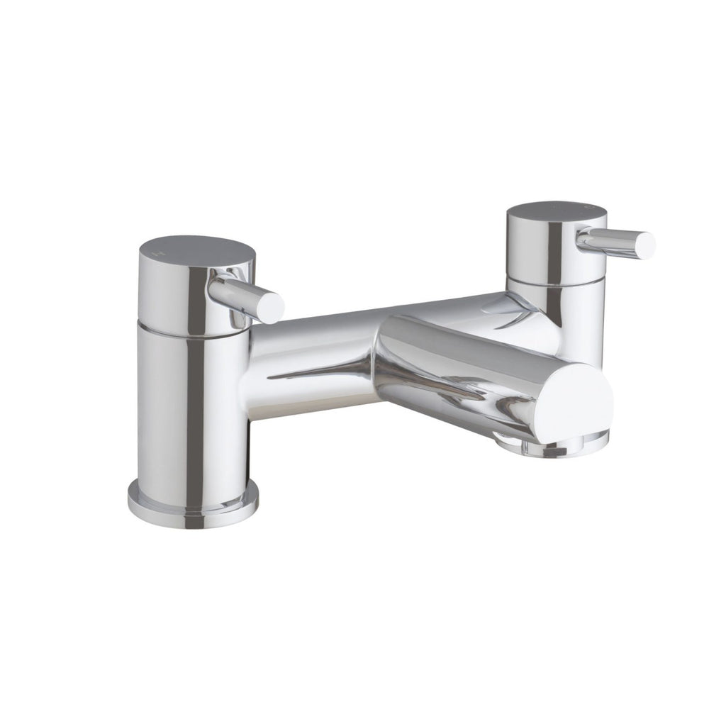 SWBR010 - Elfield One Spout Bath Filler w/ 2 Tap Holes - Chrome image