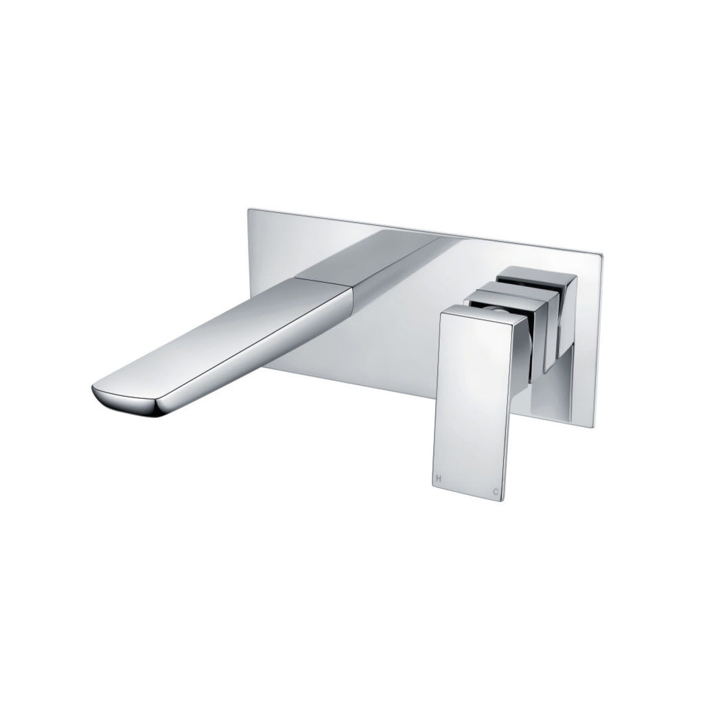 SWBR017 - Hazeley Wall Mounted Basin Filler w/ Pop Up Waste - Chrome image