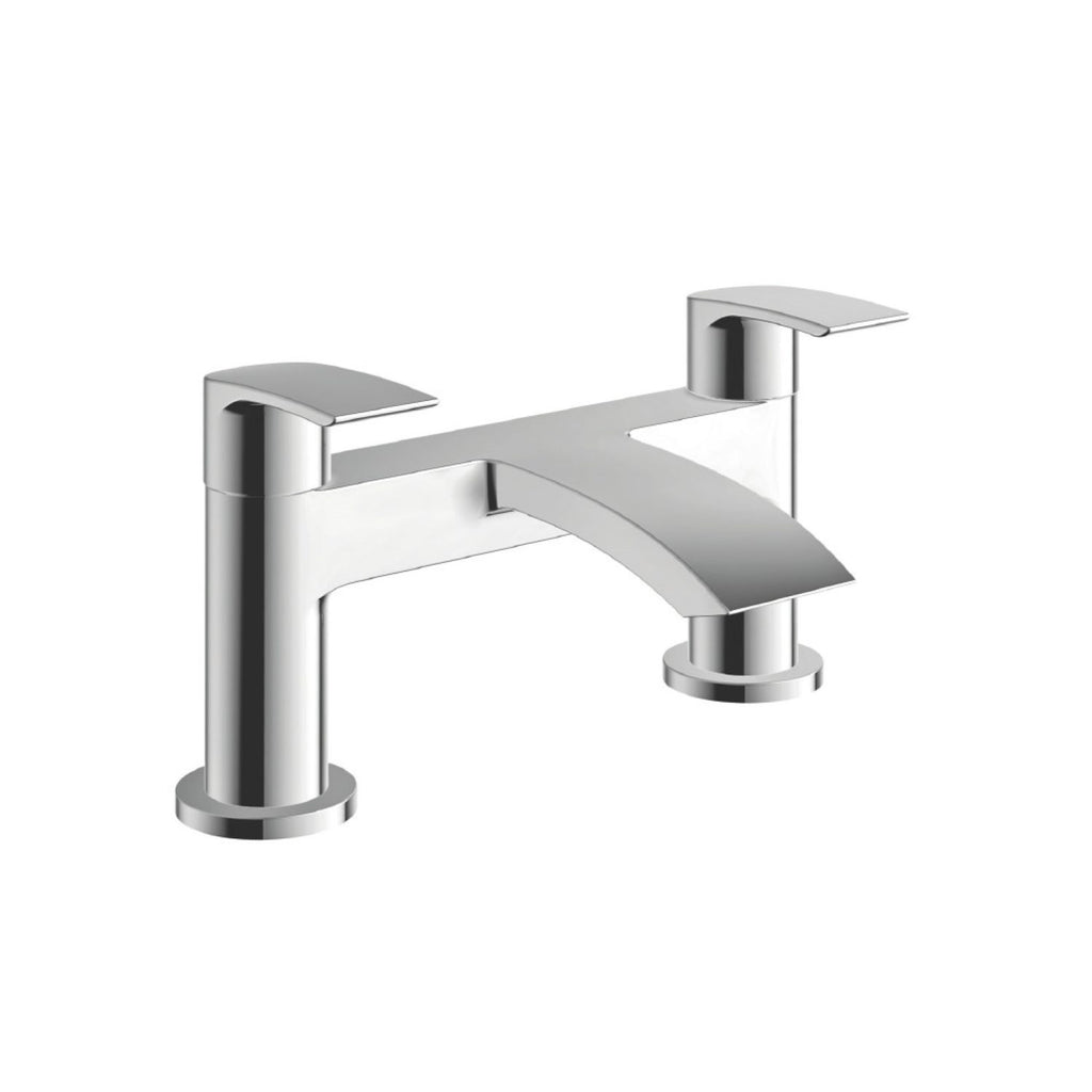 SWBR045 - Linford One Spout Bath Filler w/ 2 Tap Holes - Chrome image