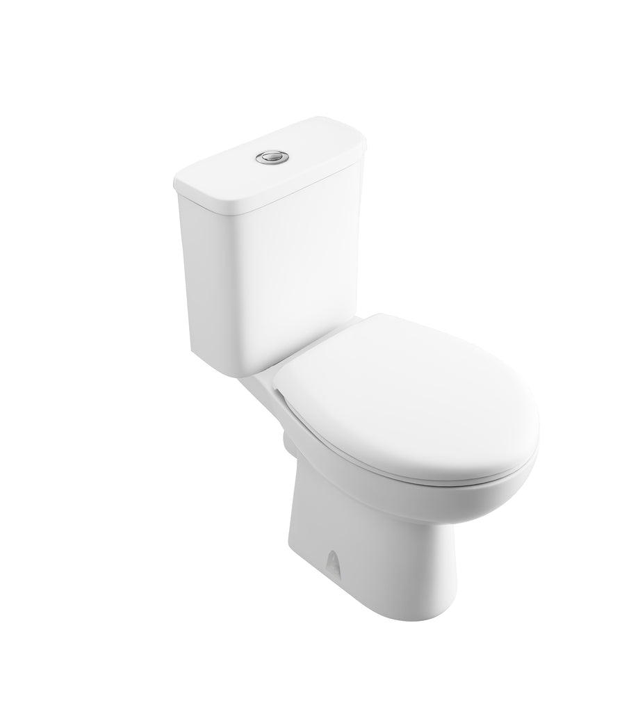 SWCE008 - Howe Smooth 390mm x 650mm x 365mm Close Coupled WC Pan - White image