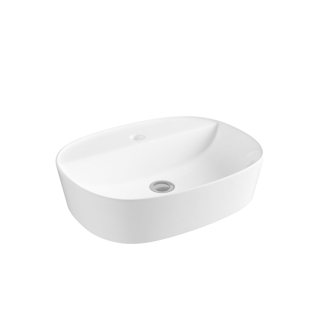 SWCE018 - Willen 500mm x 380mm Round Freestanding Bowl Basin - White image