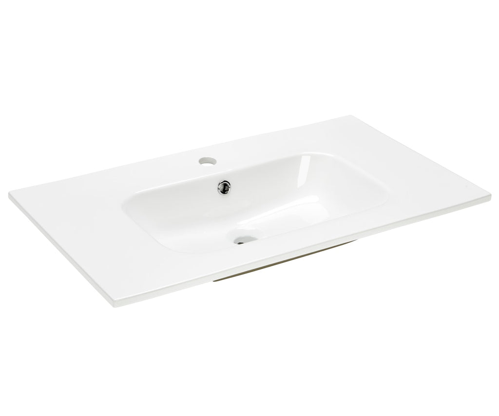 SWFU011 - Glebe 810mm x 480mm 1 Tap Hole Ceramic Washbasin image
