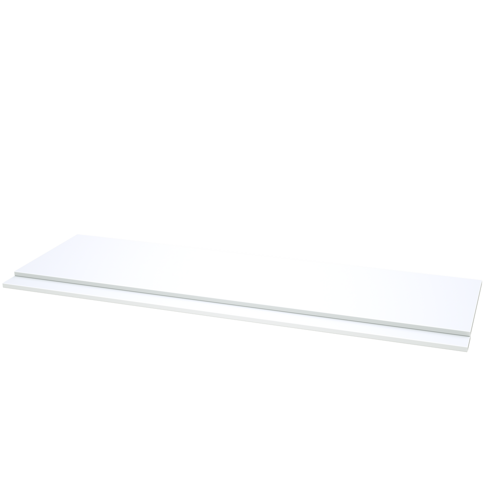 SWFU020 - Glebe 1700mm 2 Piece Tattenhoe Bath Panel - Matt White image